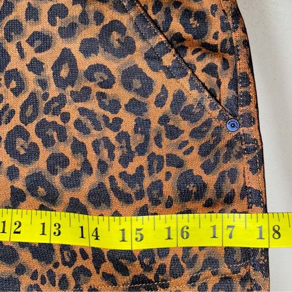 HP☮️ NWT Anthropologie Sanctuary Cheetah Animal Print Jogger Cotton Knit Pant XS - Picture 8 of 9